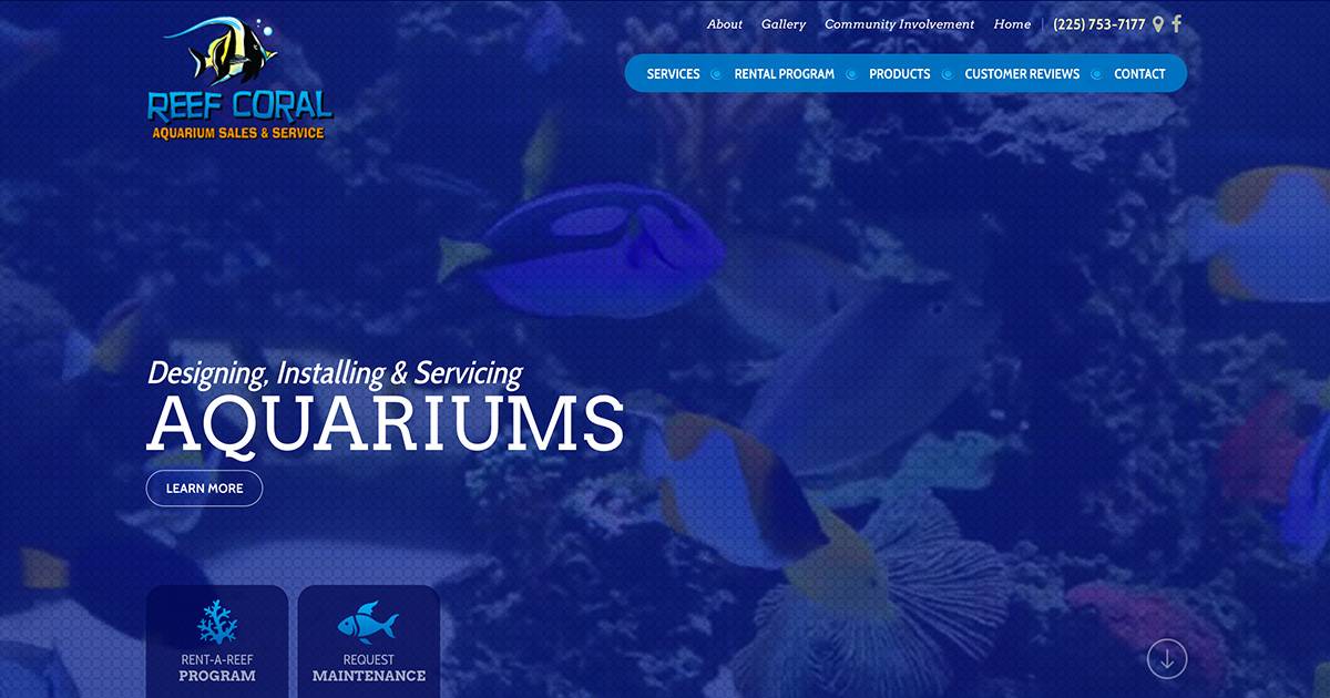 The Reef Coral Aquarium Sales and Service Baton Rouge, LA