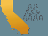 icon to represent Little Sisters of the Poor and state of California