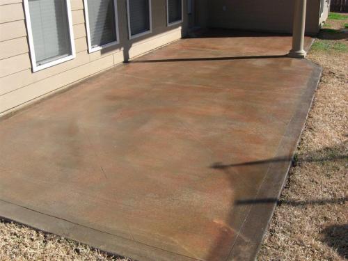 Stained Concrete Patio
