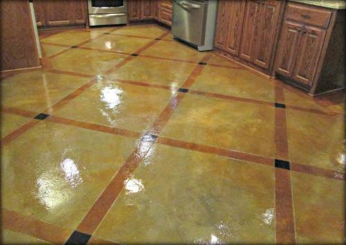 Decorative Concrete Floor in Baton Rouge, LA