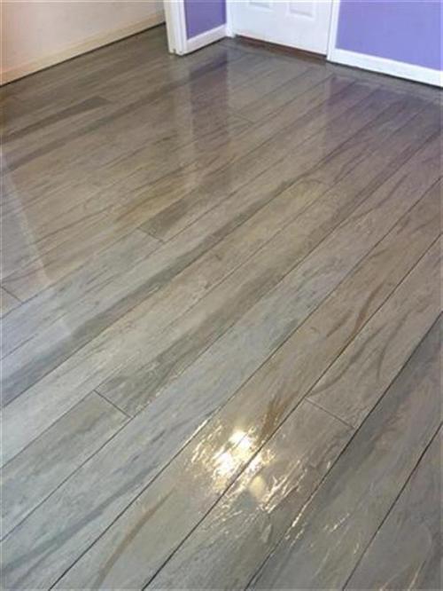 Concrete designed with Wood Look