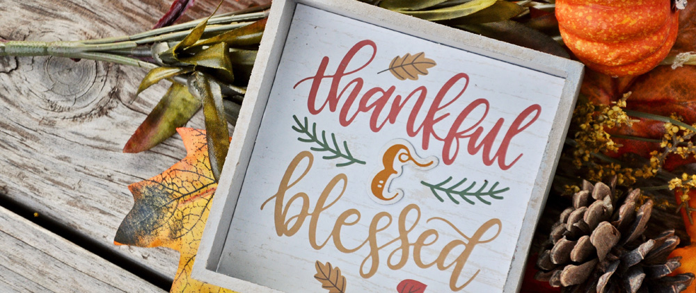 On Being Thankful