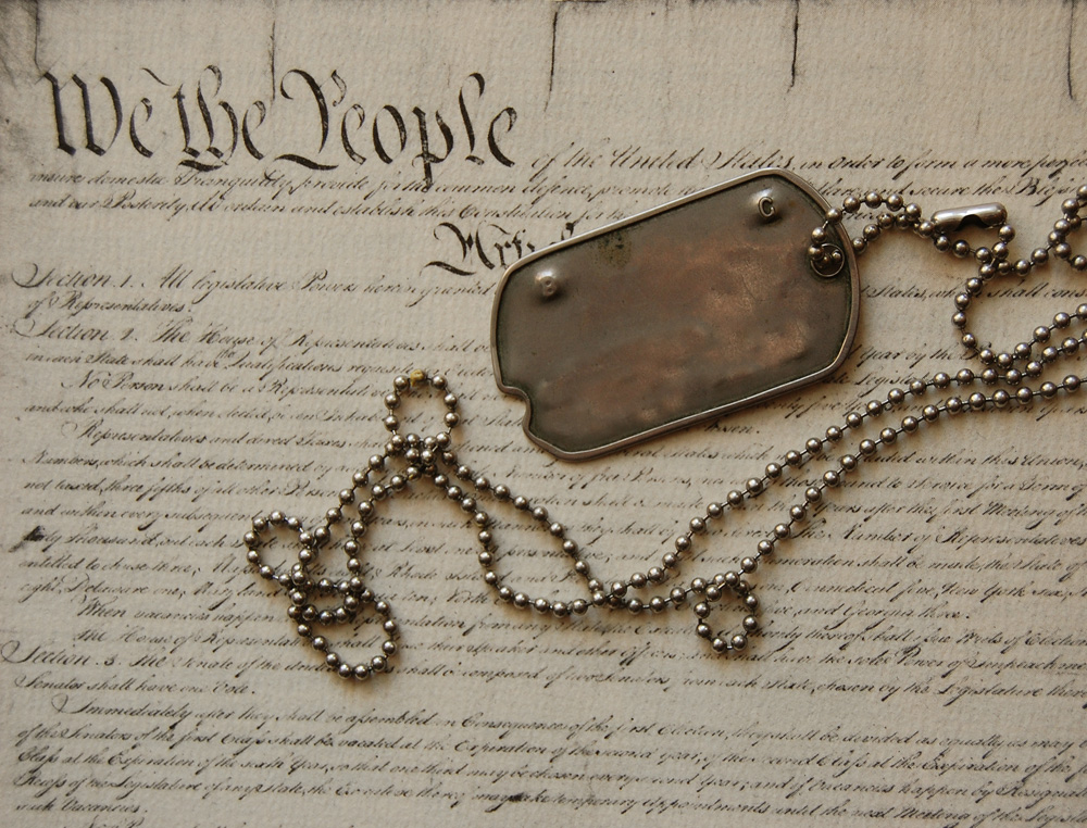 dog tags and we the people document