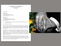 copy of the first page of the letter to TN county clerks and an image of a husband and wife's wedded hands