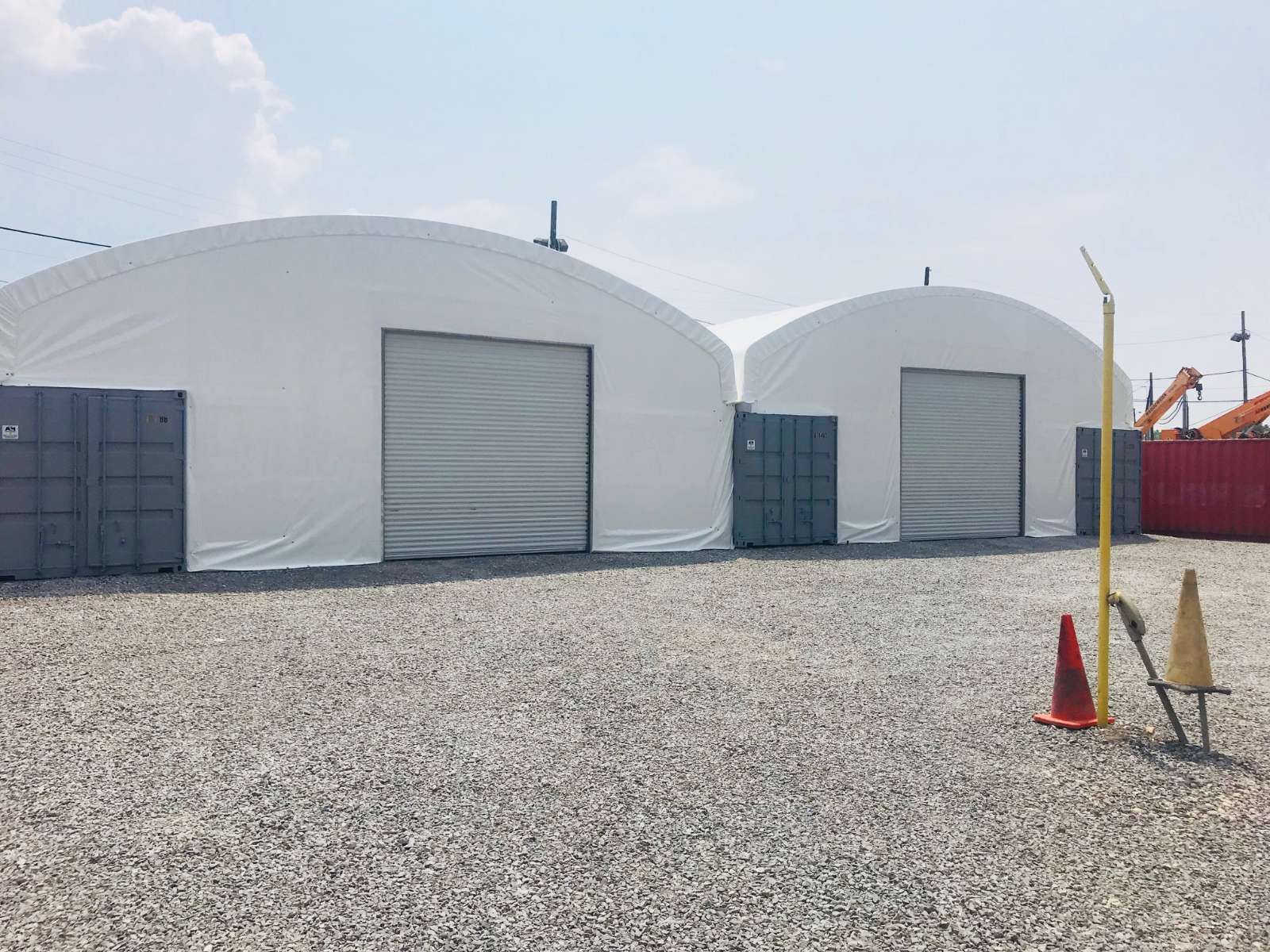 American Covers Fabric Shelters Rental and Shipping Container Covers