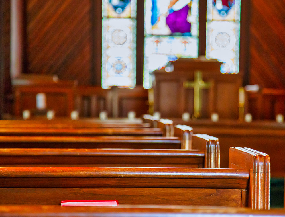 church pews