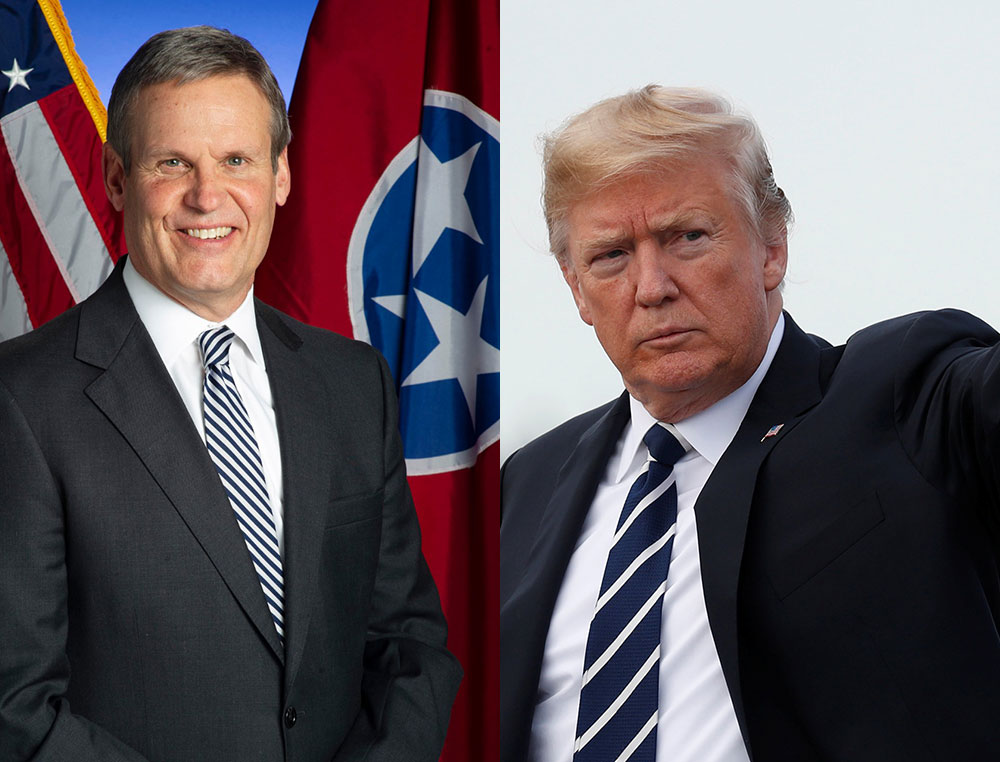 Governor Bill Lee and President Donald Trump