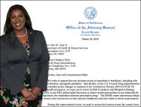 New York Attorney General Letitia James and the letter she institgated