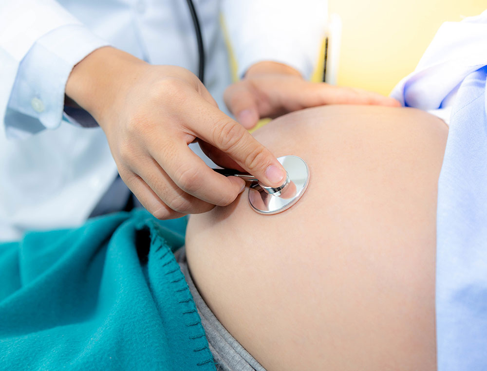 pregnant woman getting an ultrasound