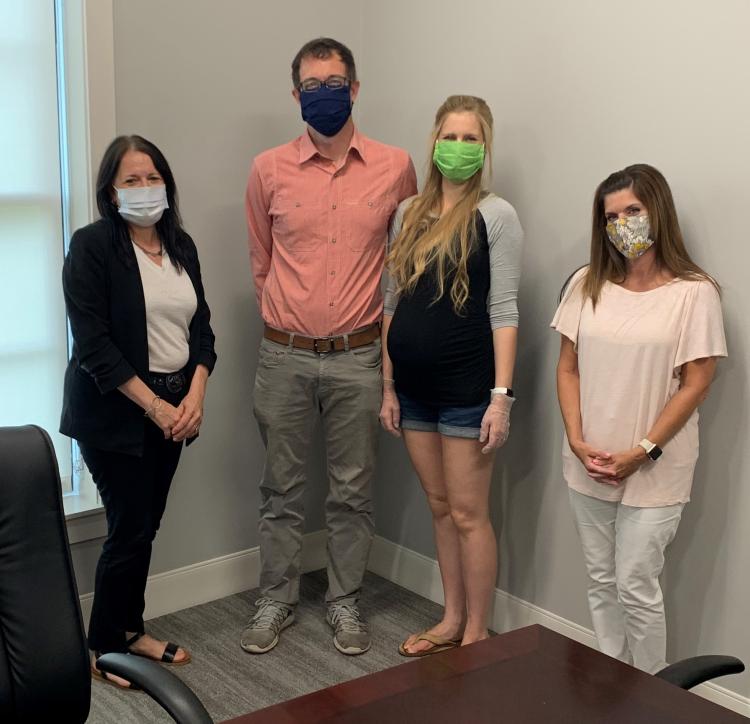 Michael and Kaylan in Brookstone