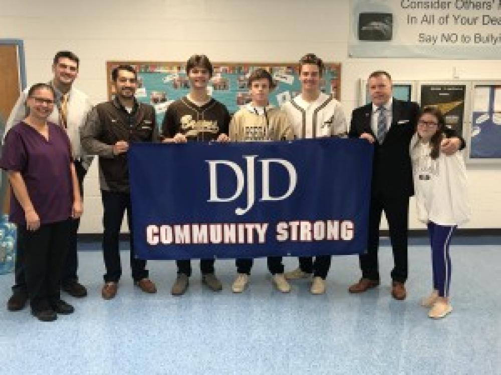DJD & ABSEGAMI BASEBALL BOOSTER CLUB STRIKE OUT STUDENT LUNCH DEBT