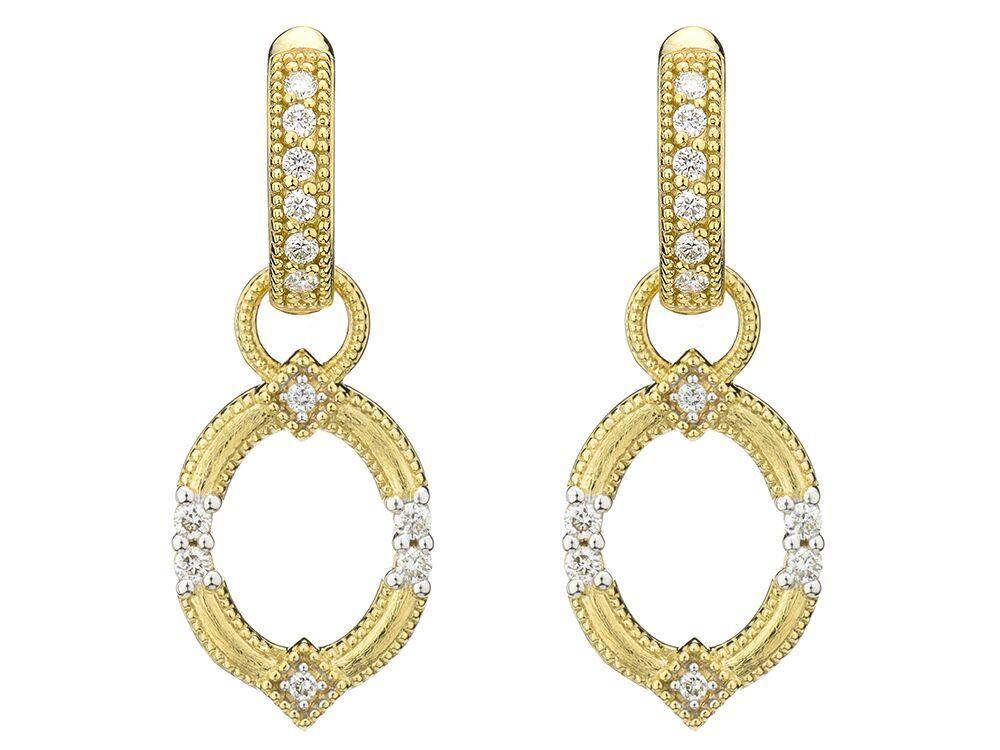 Yellow Gold Diamond Hoop Earrings Antons Fine Jewelry Baton Rouge