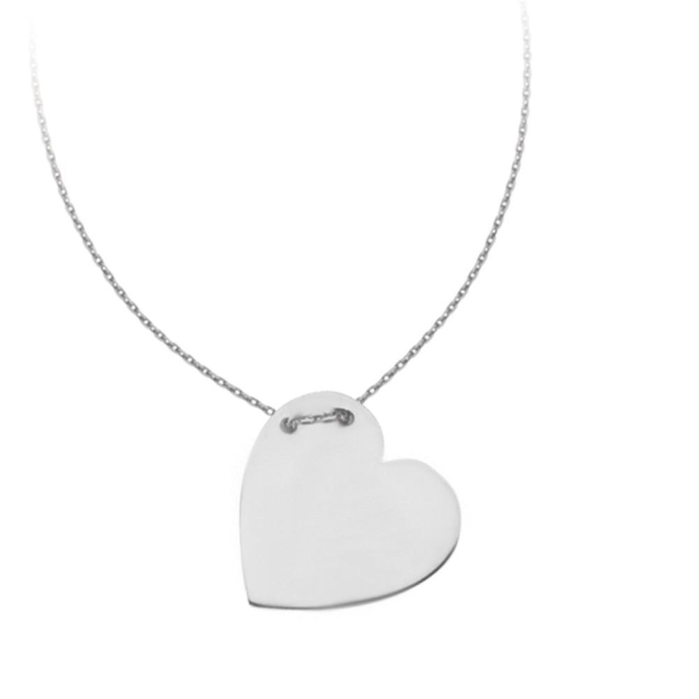 Engravable Heart Pendant