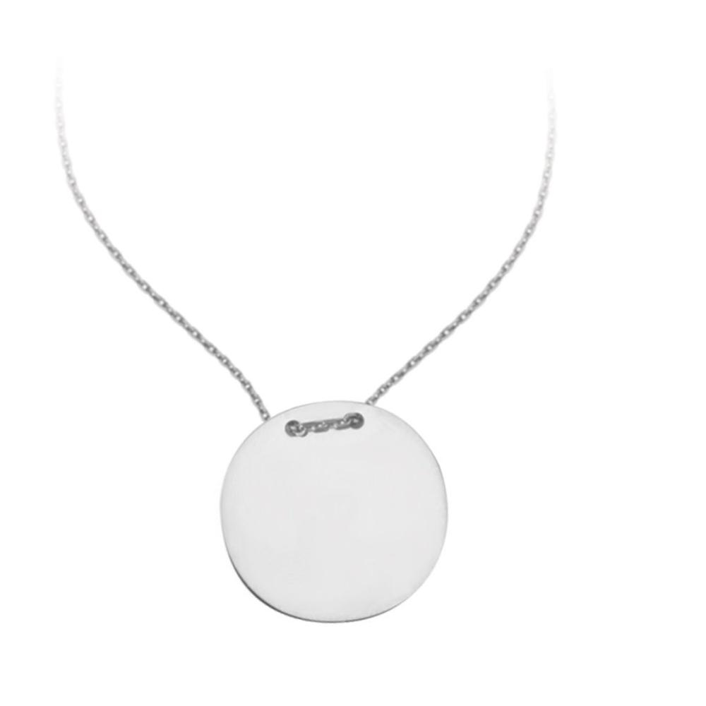 Engravable Round Pendant