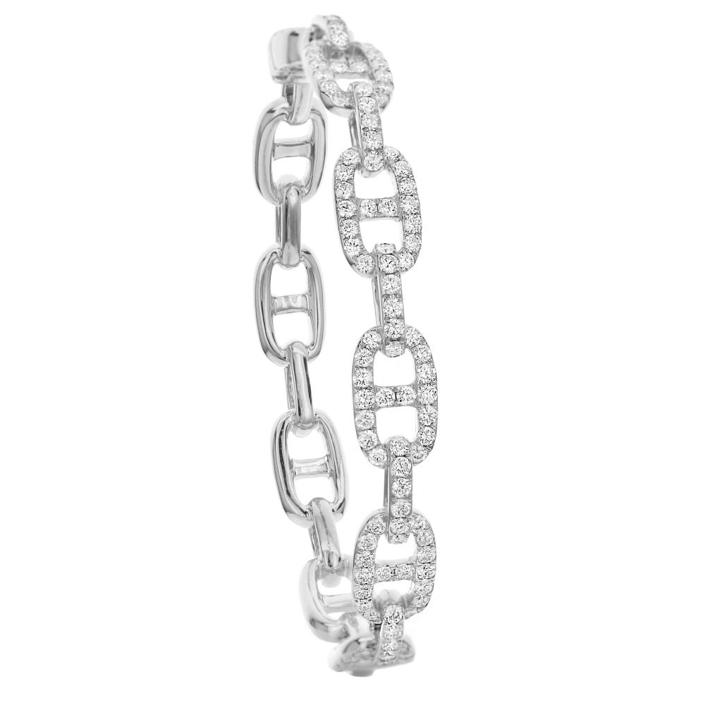 Diamond Link Bangle