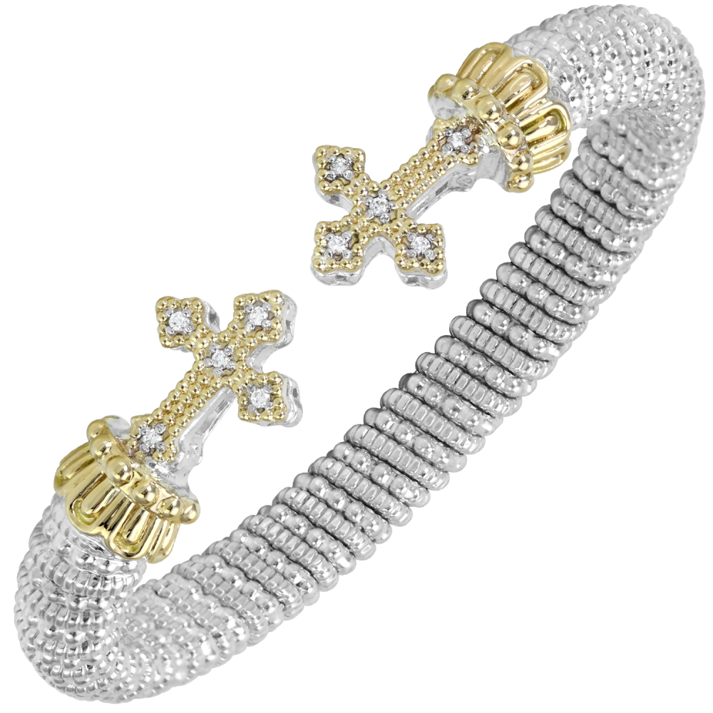 Vahan Open Cross Tip Bracelet