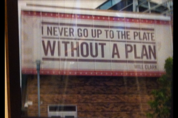 Never Go Up to the Plate Without a Plan