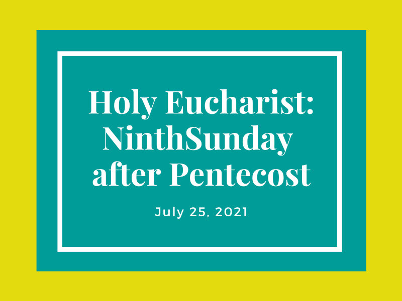 Ninth Sunday After Pentecost