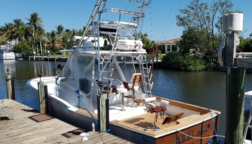 "Reel McCoy" L&H 33' Walkaround Docked
