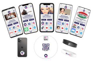 Bio link micro website