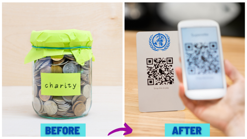 Charity- Accepting donations Before Vs After