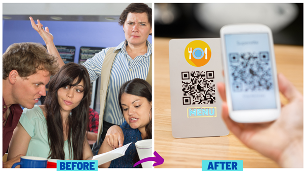 Contactless Menus - QR code Mneus- NFC Menus.