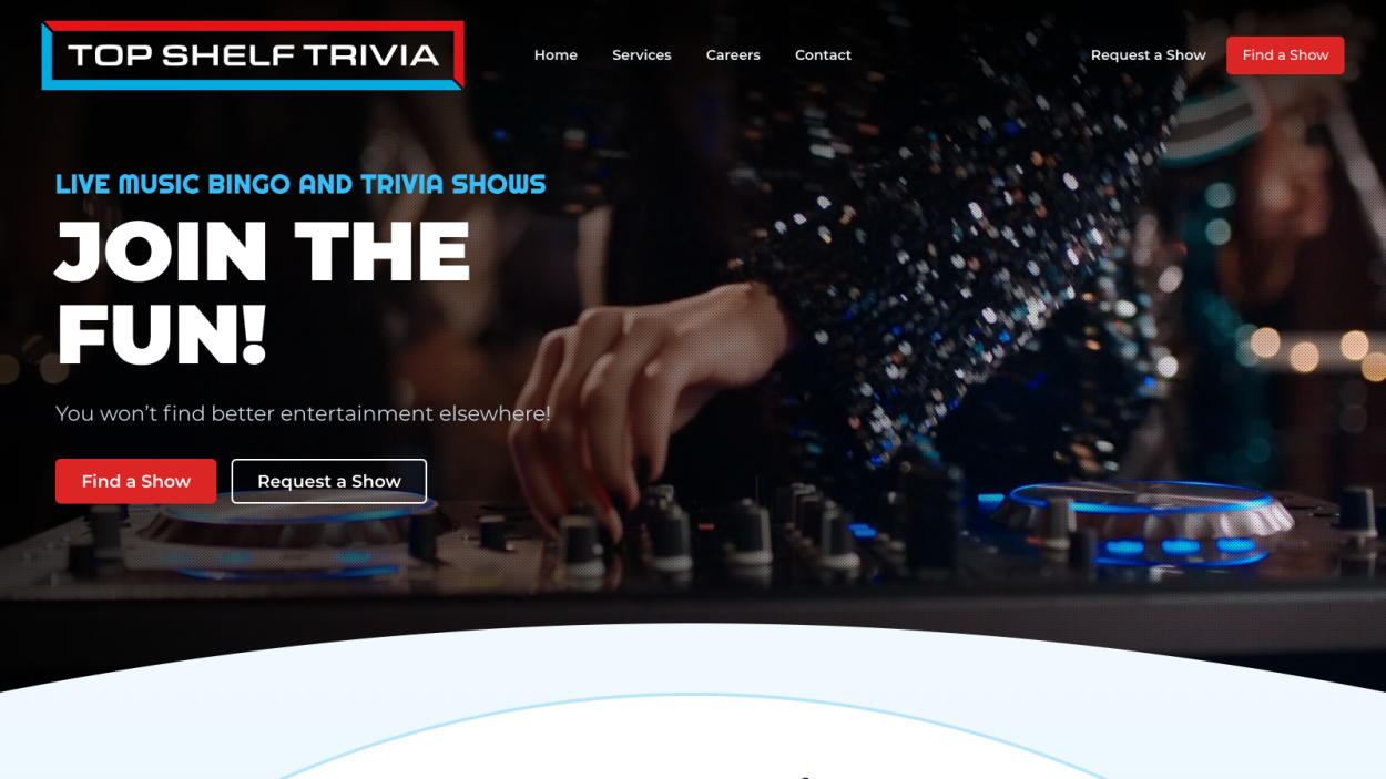 Top Shelf Trivia - Website - After