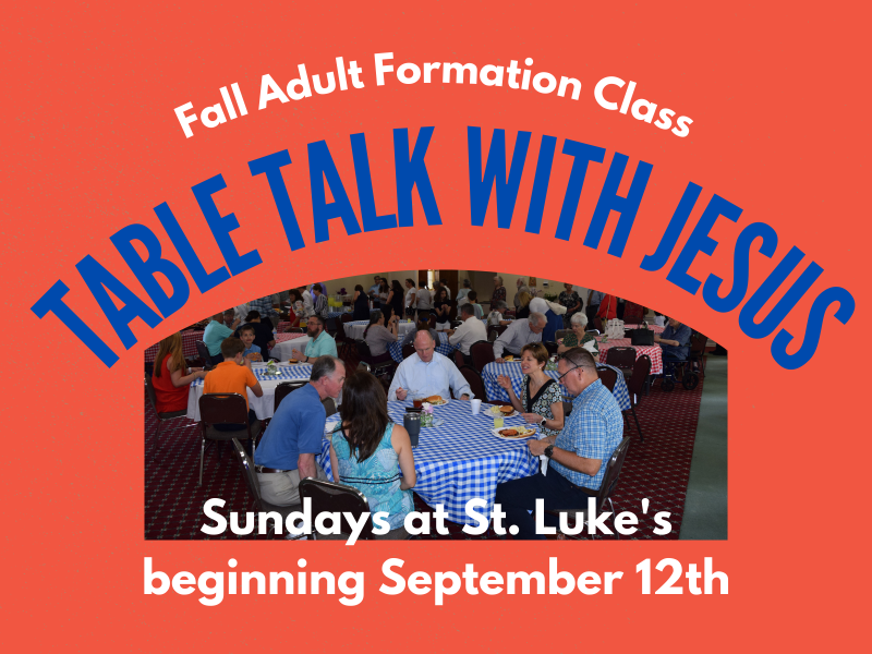 A Letter from Margie on Table Talk with Jesus