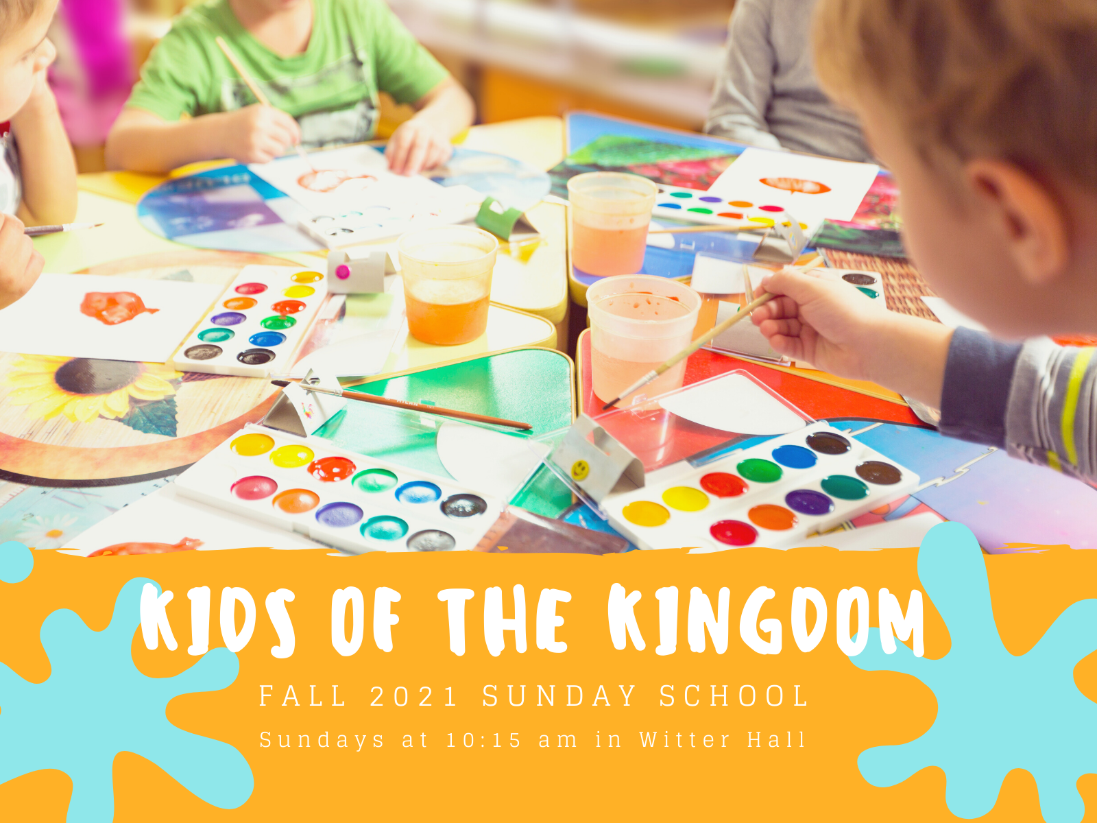 Fall 2021 Sunday School for ages 3 through high school