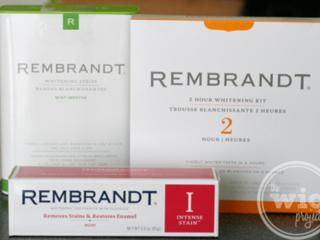Rembrandt Tooth Whitening packaging