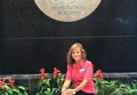 cancer support volunteer in a hospital