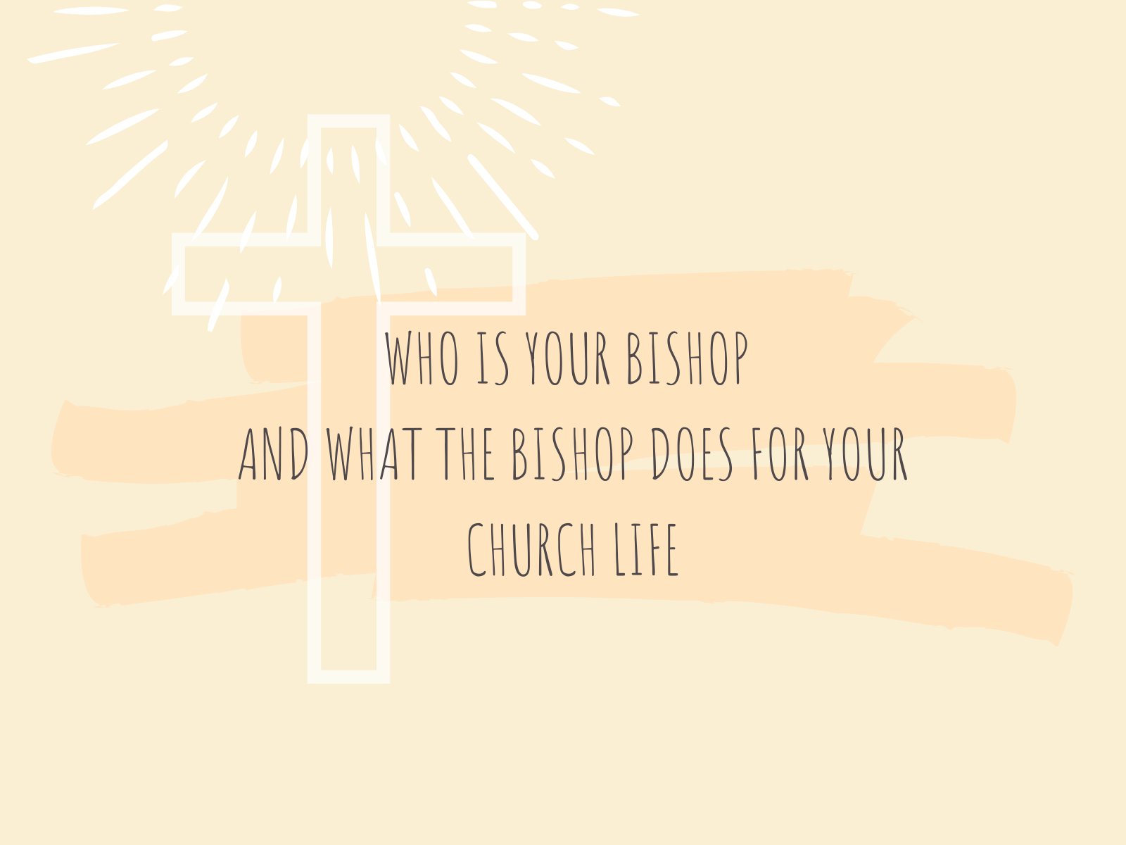 Who is Your Bishop? News Post