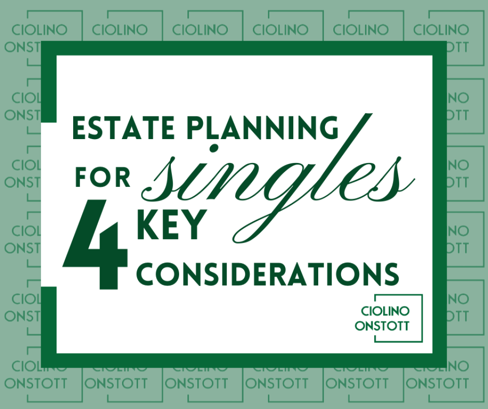 Estate Planning for Singles: 4 Key Considerations