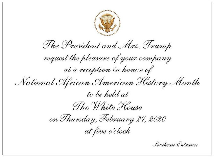 Paul Morrow Invited to African American History Month Reception at ...