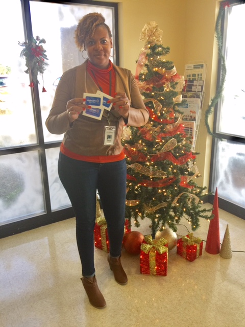 LaKenya Lavergne won gift cards