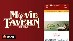 Movie Tavern's Website Sucks