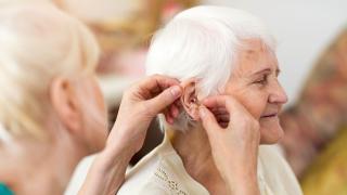 An Old Woman came to the Clinic for a Regular Hearing Test in Florida