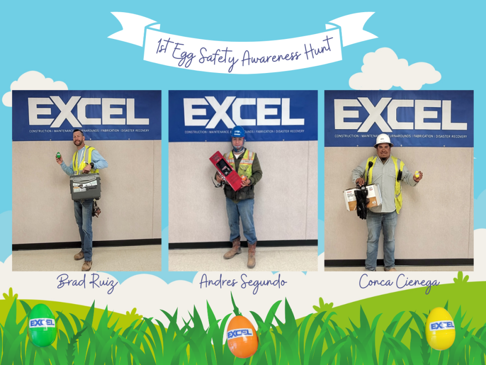 Winners of EXCEL Safety Awareness