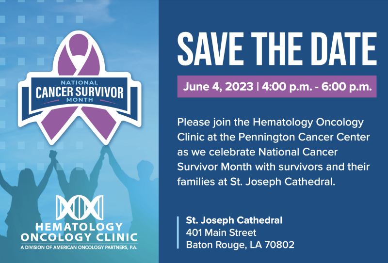 June 4 St. Joseph Cathedral Celebration of Cancer Survivors
