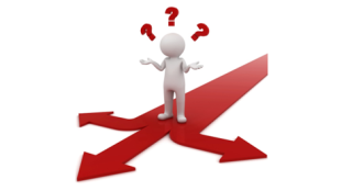 3 directions to go but not sure which way to go