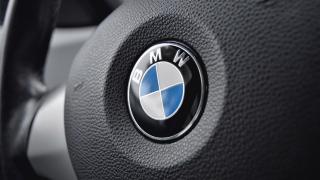 BMW Logo on steering wheel