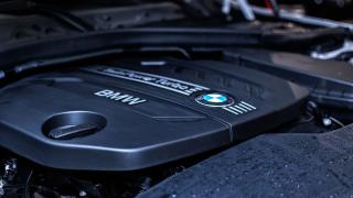 BMW engine under the hood