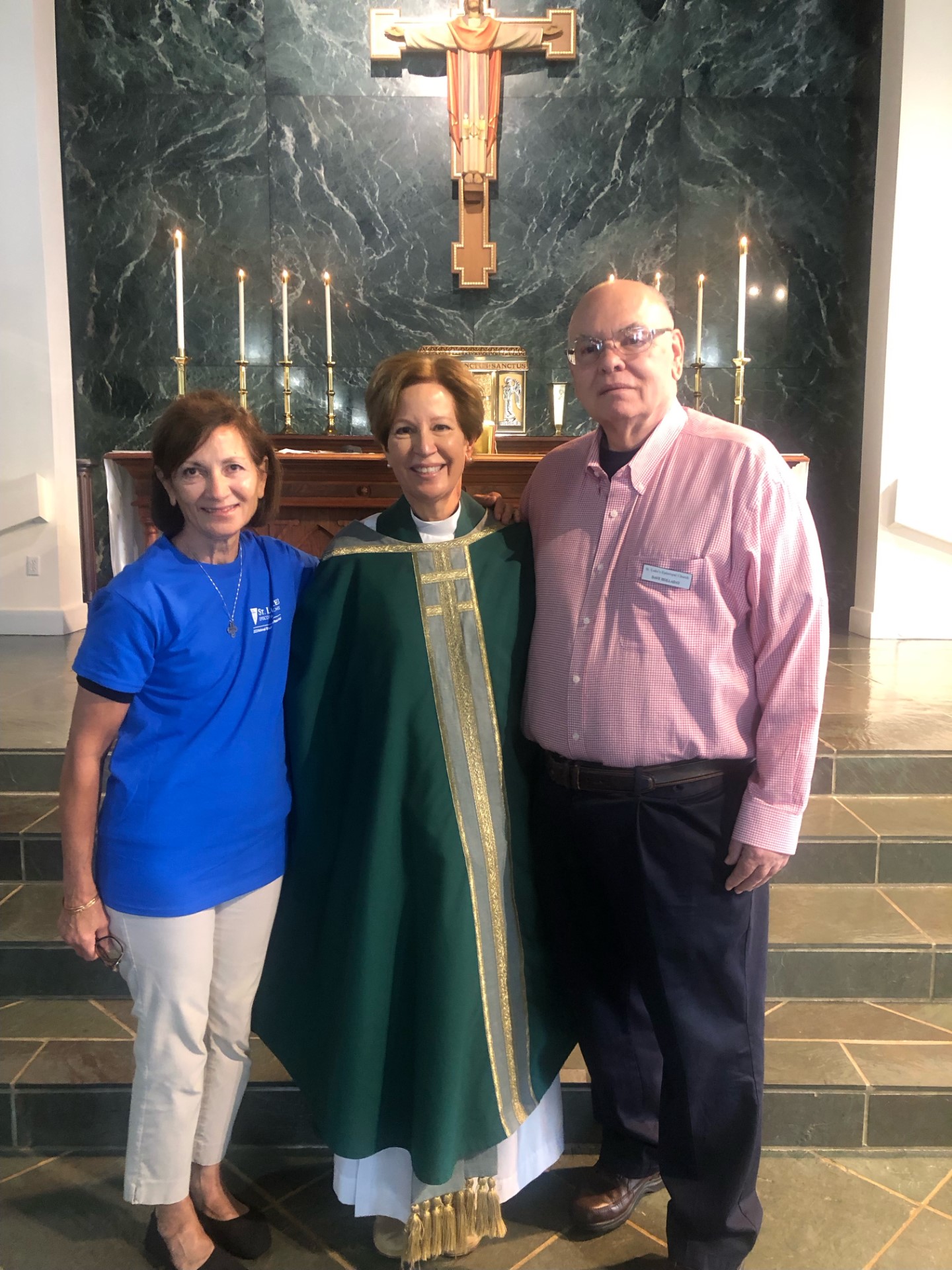 Helping St. Luke's School Chapel program