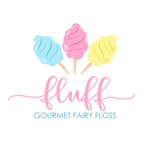 Fluff Gourmet Fairy Floss Logo