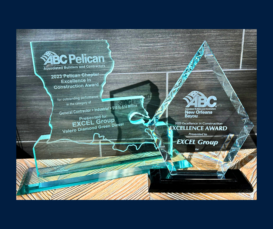 Excellence Awards from ABC Pelican and ABC Bayou