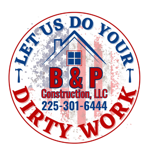 B & P Construction logo