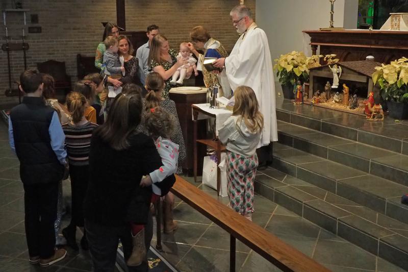 Baptisms during Easter Vigil 2024