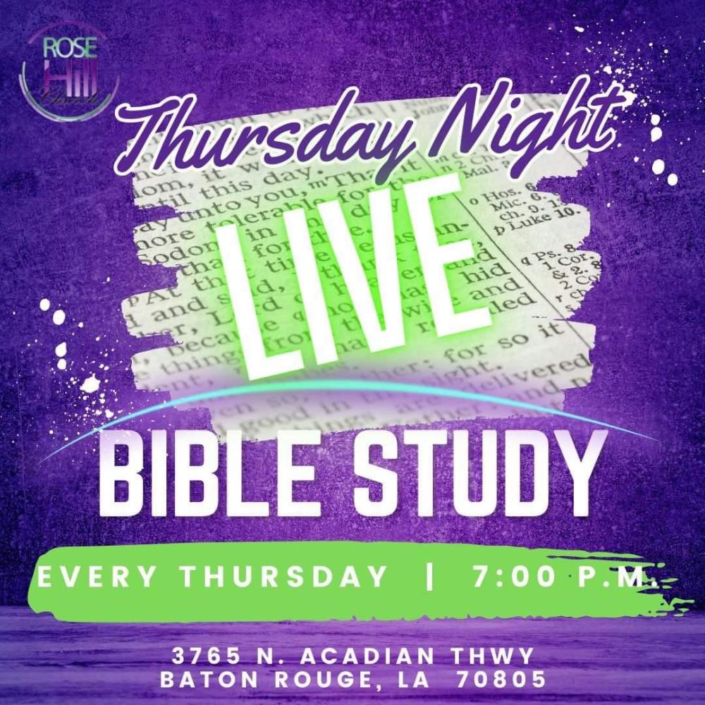 Thursday Night Live Bible Study