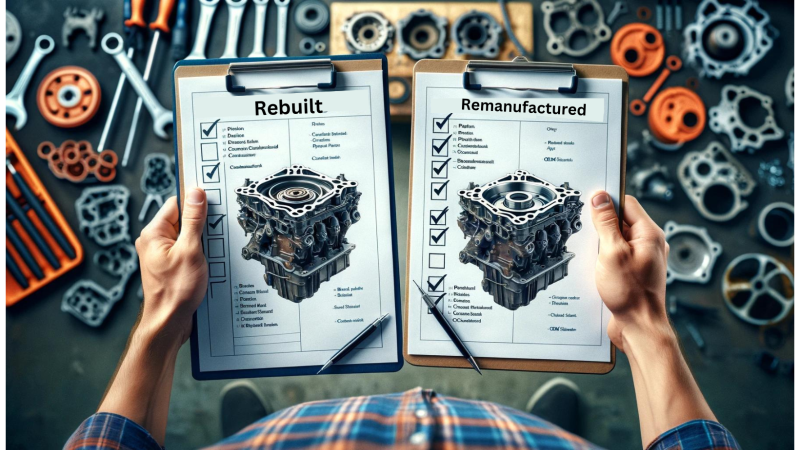 What's The Difference Between Rebuilt & Remanufactured Engines?