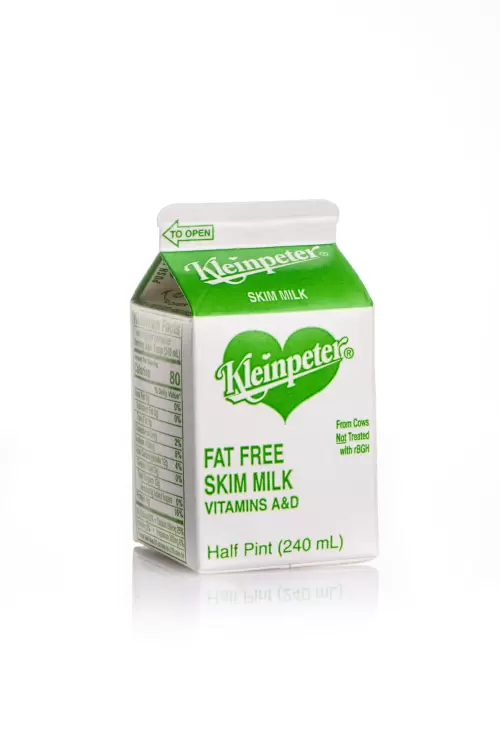 Half Pint Carton - Fat Free Milk